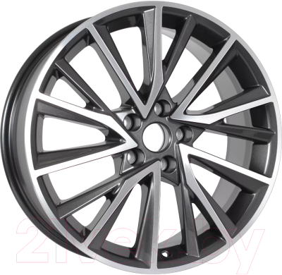 Литой диск SKAD Premium КР010 Kodiaq 18x7.5" 5x112мм DIA 57.1мм ET 40мм (Diamond Gloss Graphite) — фото 3