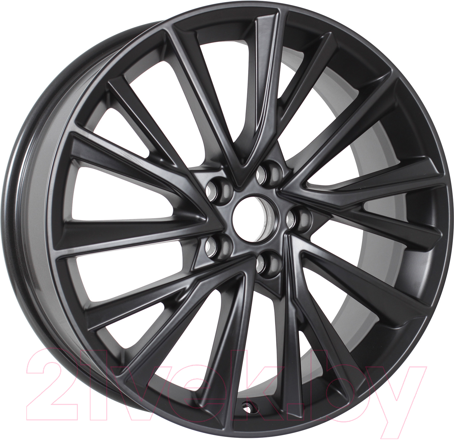 Литой диск KDW KD1812 Exeed TXL 18x7.5" 5x108мм DIA 65.1мм ET 36мм (Matt Black Painted)