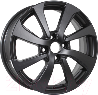 Литой диск KDW KD1640 Rio X-Line 16x6" 4x100мм DIA 54.1мм ET 49мм (Matt Black Painted)