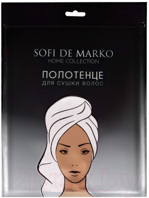 Полотенце Sofi de Marko Beatrice 26х58см / ПЛ-ВБ-26х58бл (белый)