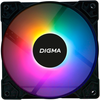 Вентилятор для корпуса Digma DFAN-FRGB1