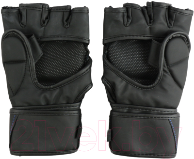 Перчатки для единоборств BoyBo B-series для ММА (XS, черный/зеленый)