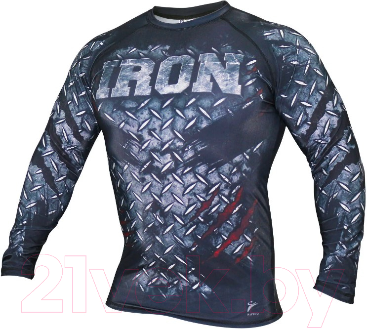 Лонгслив для единоборств RuscoSport Iron детский для ММА (3XL)