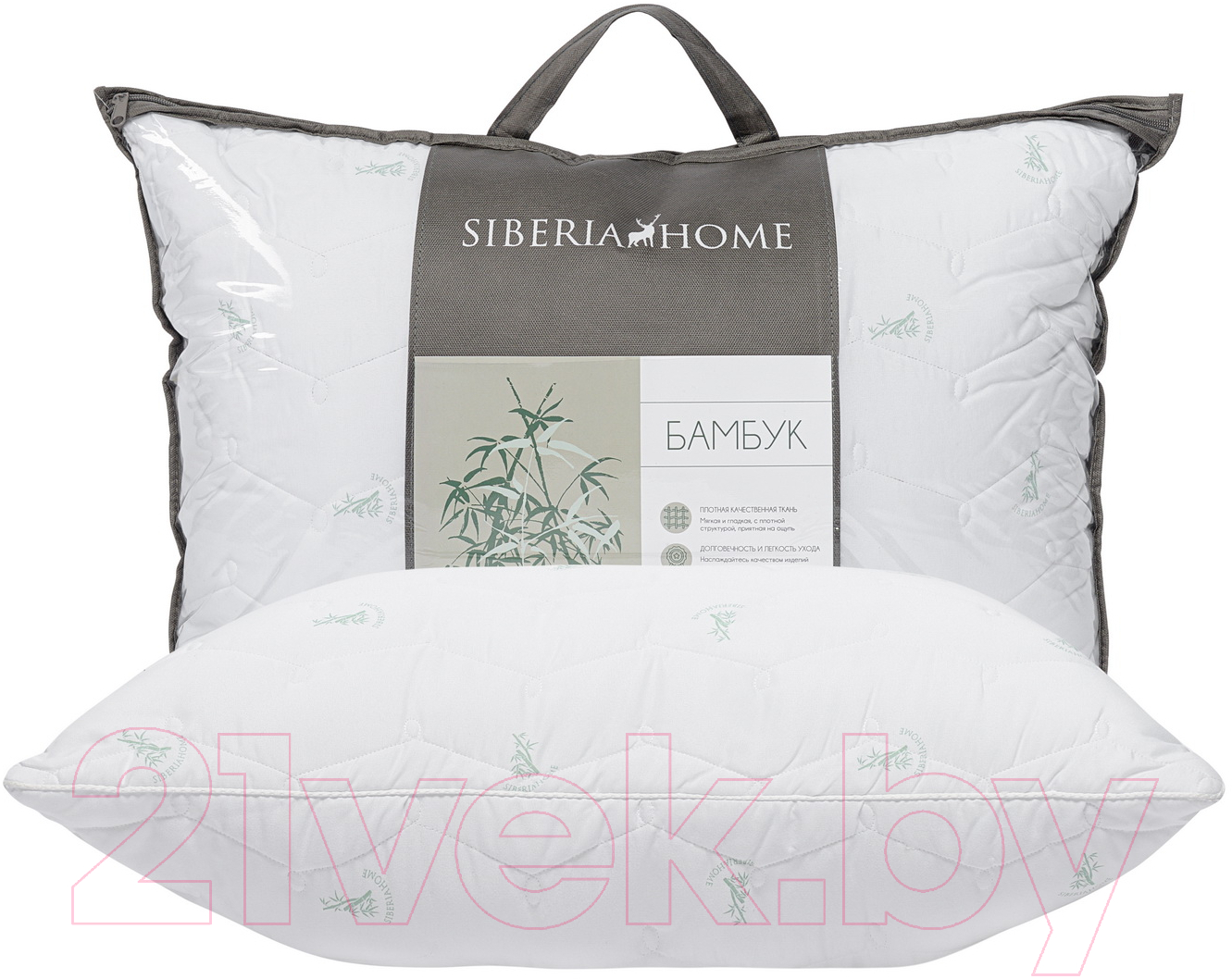 Подушка для сна Siberia Home Бамбук 50х70 / Сиб-Под-бк-50х70 — фото 3