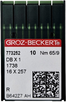 Набор игл для промышленной швейной машины Groz-Beckert DBx1 65 R GB-10 (универсальные) - 