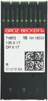 Набор игл для промышленной швейной машины Groz-Beckert DPx17 180 R GB-10 (универсальные) - 