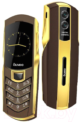 Мобильный телефон Olmio K08 (кофе/золото)