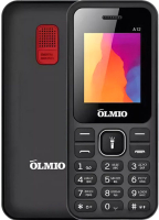 Мобильный телефон Olmio A12 (черный/красный) - 