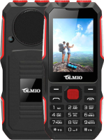 Мобильный телефон Olmio X02 (черный/красный) - 