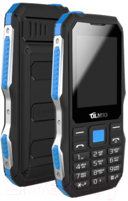 Мобильный телефон Olmio X04 (черный/синий)