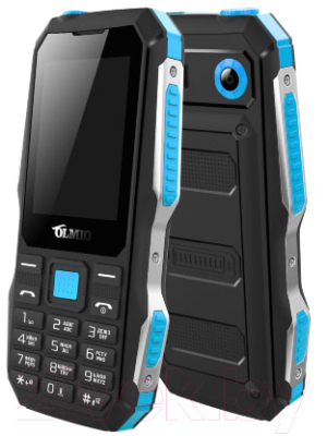 Мобильный телефон Olmio X04 (черный/синий)