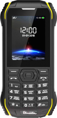 Мобильный телефон Olmio X05 (черный/желтый)