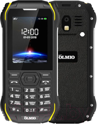 Мобильный телефон Olmio X05 (черный/желтый)