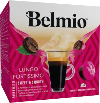 Кофе в капсулах Belmio Dolce Gusto Lungo Fortissimo (16x7г)