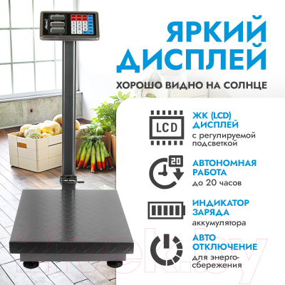 Весы платформенные Atlanta ATH-6113 (серый)