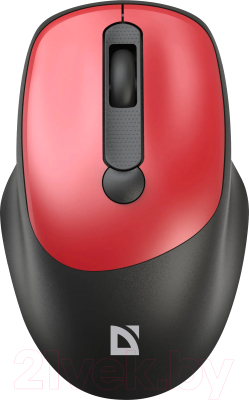 Мышь Defender Feam MM-296 / 52299 (черный/красный)
