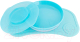 Набор посуды для кормления Twistshake Click Mat Mini коврик с тарелкой / 78440 (пастельный синий) - 