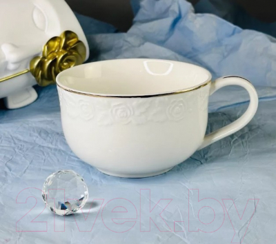 Чаша бульонная Lenardi Белая роза 109-167