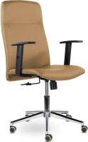 Кресло офисное UTFC Софт М-903 TG (хром/S-0426 светло-коричневый) - 