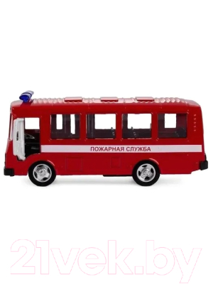 Автобус игрушечный Play Smart Пожарная служба / X600-H09135-6523-A