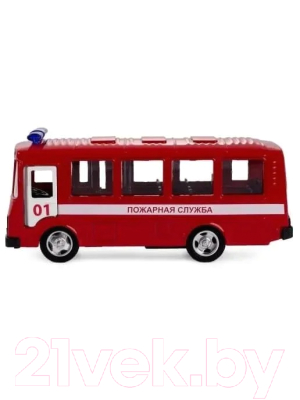 Автобус игрушечный Play Smart Пожарная служба / X600-H09135-6523-A