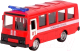 Автобус игрушечный Play Smart Пожарная служба / X600-H09135-6523-A - 