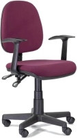 Кресло офисное UTFC Метро Т-01 люкс (Е13-к бордовый) - 