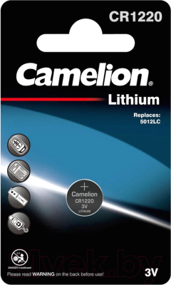 Батарейка Camelion CR1220-BP1 3V 10/1800