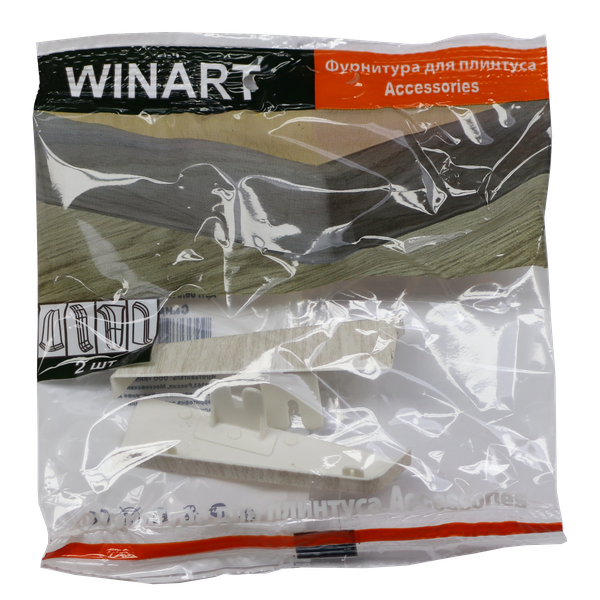 Заглушка для плинтуса Winart Tera 716 72мм Сандал (2шт, блистер)