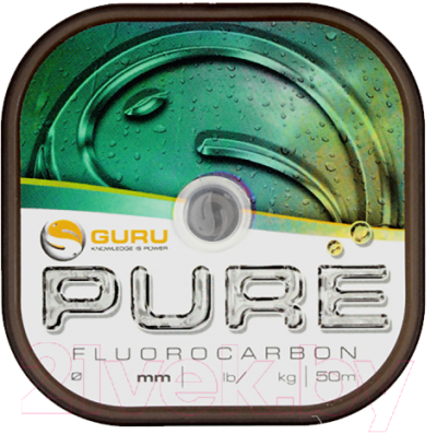 Леска флюорокарбоновая Guru Pure 50м / GFC10 (0.10мм)