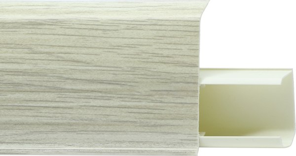 Плинтус Winart Tera 717 72мм Дуб Эден (2.2м, со съемной панелью)