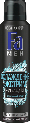 

Дезодорант-спрей Fa, Men Охлаждение экстрим