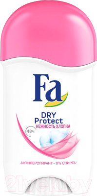 Дезодорант-стик Fa Dry Protect нежность хлопка (50мл)
