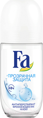 

Антиперспирант шариковый Fa, Прозрачная защита