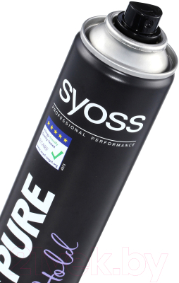 Лак для укладки волос Syoss Pure Hold сильная фиксация (300мл)