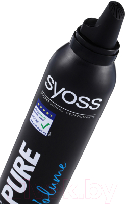Мусс для укладки волос Syoss Pure Volume экстрасильная фиксация до 48ч (250мл)