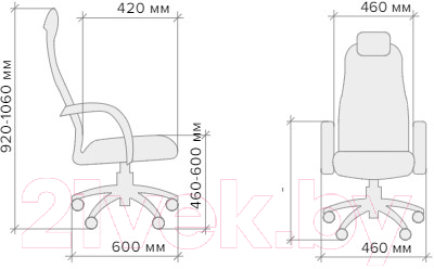 Изображение товара Кресло офисное Everprof EP-703 (Alma 41/черный)
