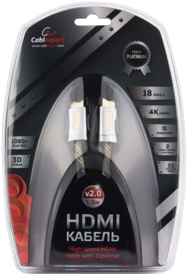 Кабель Cablexpert CC-P-HDMI02-1.8M