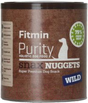 Лакомство для собак Fitmin Snax Wild Nuggets (180г)