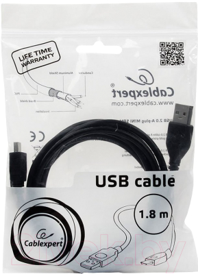 Изображение товара Кабель Cablexpert CCP-USB2-AM5P-6