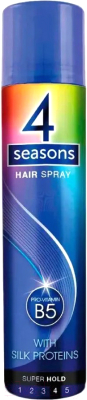 Лак для укладки волос 4 Seasons Super Hold (265мл)