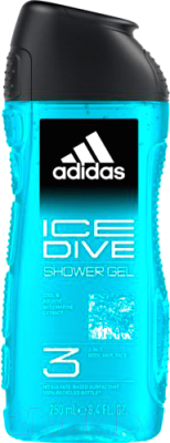 Гель для душа Adidas Ice Dive 3в1 (250мл)
