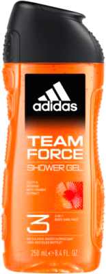 Гель для душа Adidas Team Force 3в1 (250мл)