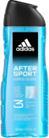 Гель для душа Adidas After Sport 3в1 (400мл) - 