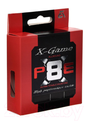 Леска плетеная Azura X Game PE Х8 150м Fiery Red 0.8 0.148мм 6.3кг 14lb / X8-08