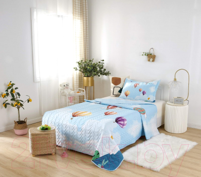 Набор текстиля для спальни Sofi de Marko Sunny day №9 160х220 / Дт-Пок9-160х220