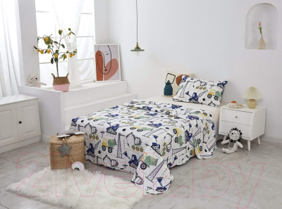 Набор текстиля для спальни Sofi de Marko Magic №10 160х220 / Пок-Дет-10-160х220