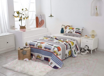 Набор текстиля для спальни Sofi de Marko Magic №11 160х220 / Пок-Дет-11-160х220