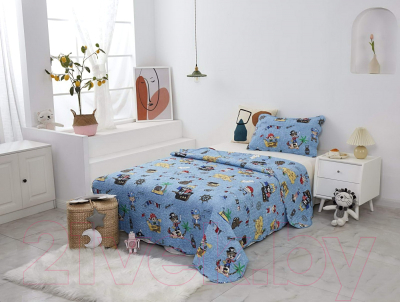 Набор текстиля для спальни Sofi de Marko Magic №12 160х220 / Пок-Дет-12-160х220