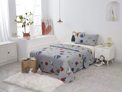 Набор текстиля для спальни Sofi de Marko Magic №4 160х220 / Пок-Дет-4-160х220